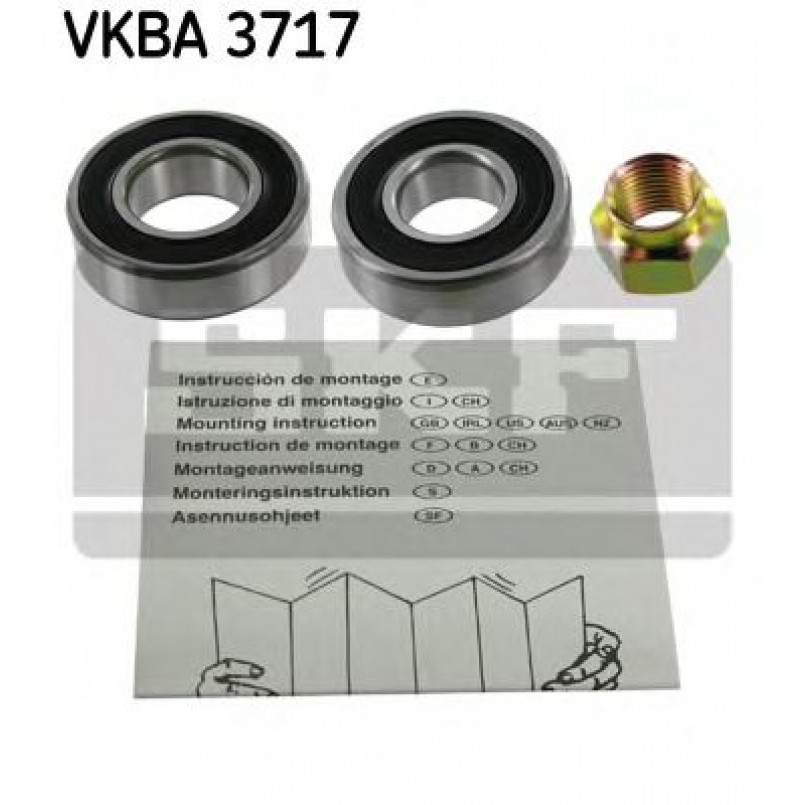 VKBA 3717 SKF Підшипник кульковий d>30